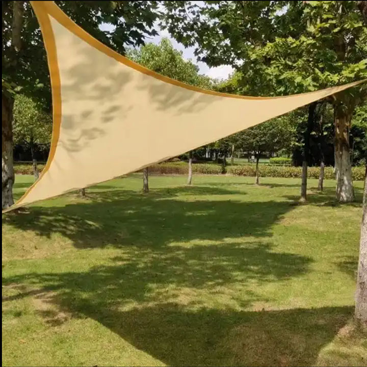 Trikampis Hdpe Sklypas nuo saulės Net Shade Sail